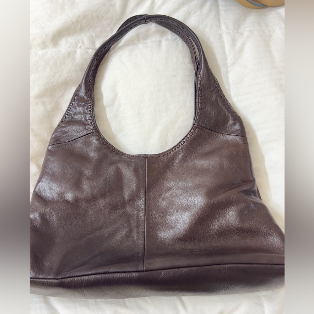 Sigrid Olsen Brown Leather Tote Bag Excellent Condition